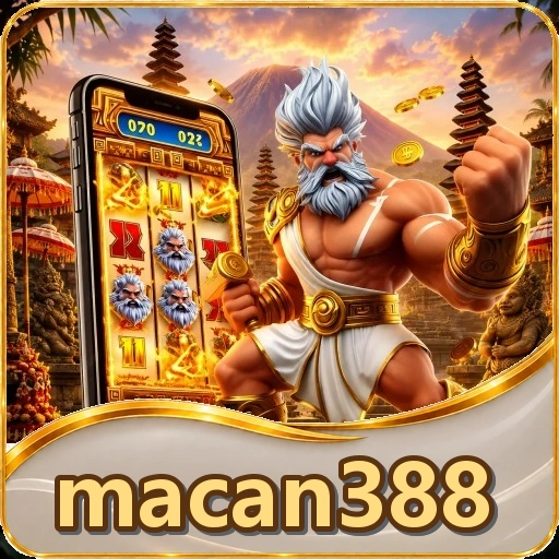 Tampilan menu katalog game macan388 di Android